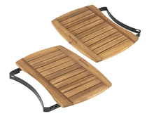 Laden Sie das Bild in den Galerie-Viewer, Seitentische aus Akazienholz Large