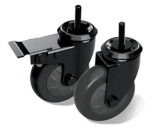 Laden Sie das Bild in den Galerie-Viewer, Erweiterungsgestell incl. Schwenkrollen-Set, Edelstahlplatte-Einsatz, Akazienholz-Einsatz und einem Edelstahlgitter
